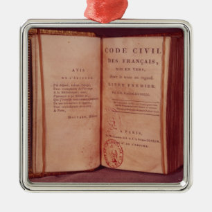 De Napoleontische code Metalen Ornament