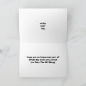 DE NAPS ZIJN EEN BELANGRIJKE TIJD VAN DAG KAART (Binnen)