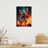 De nar - 18 x 24 Poster (Keuken)