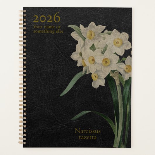 De Narcissus Tazetta: Paperwhite Perfectie Planner (Voorkant)