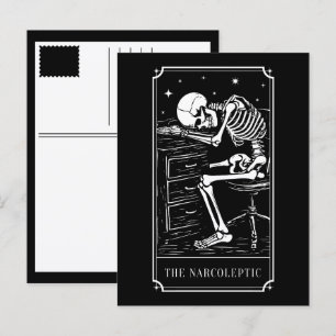 De Narcoleptische Tarotkaart Narcolepsiebewustzijn Feestdagenkaart