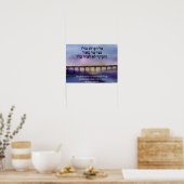 De Narrow Bridge Canvas afdrukken Poster (Keuken)