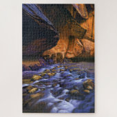 De Narrows Canyon Stream Acrylverf Legpuzzel (Verticaal)