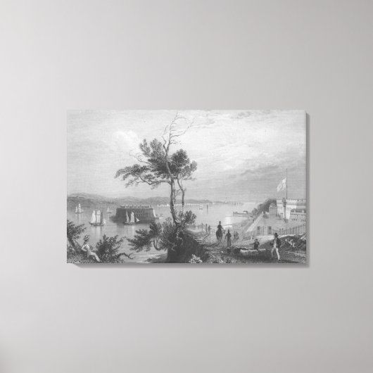 De Narrows van Fort Hamilton Canvas Afdruk (Voorkant)