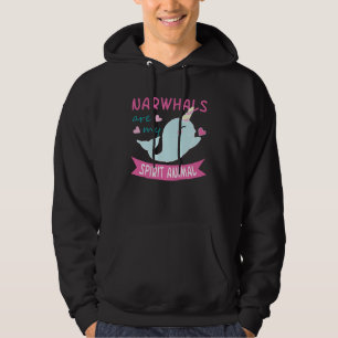 De narwallen zijn Mijn Dier van de Geest Hoodie