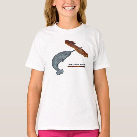 DE NARWHAL BACON T-SHIRT (Voorkant)