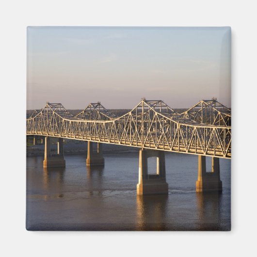 De Natchez-Vidalia-bruggen die de Magneet (Voorkant)