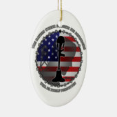 De natie die haar verdedigers vergeet keramisch ornament (Rechts)