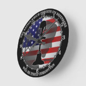 De natie die haar verdedigers vergeet ronde klok (Hoek)