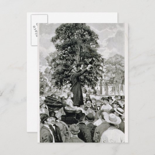 De natie is in oorlog en moet Mannen hebben Briefkaart (Voorkant / Achterkant)