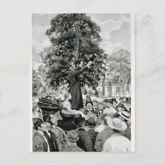 De natie is in oorlog en moet Mannen hebben Briefkaart (Voorkant)