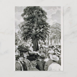 De natie is in oorlog en moet Mannen hebben Briefkaart