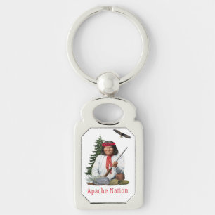 De Natie van Apache Sleutelhanger