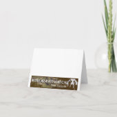 De Natie van Weimaraner: "Niet bewoog een Feestdagen Kaart (Achterkant)