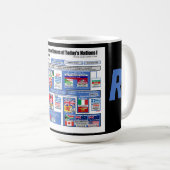 De naties in het Oude Hebreeuws personaliseren Koffiemok (Voorkant rechts)