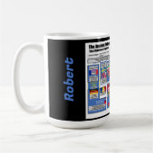 De naties in het Oude Hebreeuws personaliseren Koffiemok (Links)