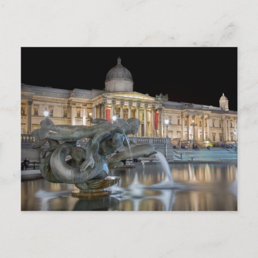 De National Gallery, Trafalgar Square Briefkaart (Voorkant)