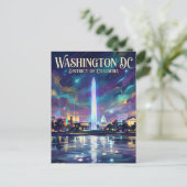 De National Mall USA Briefkaart (Staand voorkant)