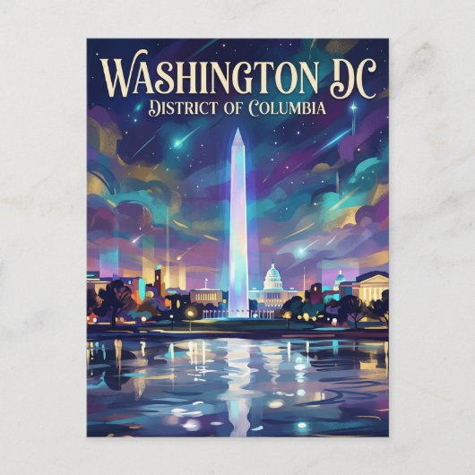 De National Mall USA Briefkaart (Voorkant)