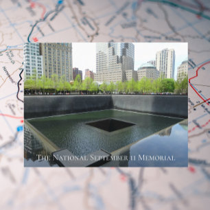 De National September 11 Memorial Reis Foto Briefkaart