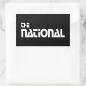 De nationale - 1980-promo-afbeelding - Wit Rechthoekige Sticker (Tas)