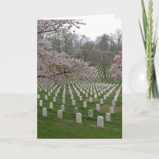 De Nationale Begraafplaats van Arlington Kaart (Voorkant)