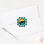 DE NATIONALE BOSBOUWARKANSAS-HOT VAN OUACHITA RONDE STICKER (Envelop)