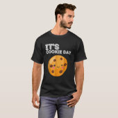 de nationale chocolade chip Cookie Day Minute Lazy T-shirt (Voorkant volledig)