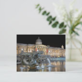 De nationale galerij, Trafalgar Square Briefkaart (Staand voorkant)