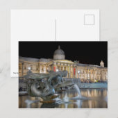 De nationale galerij, Trafalgar Square Briefkaart (Voorkant / Achterkant)