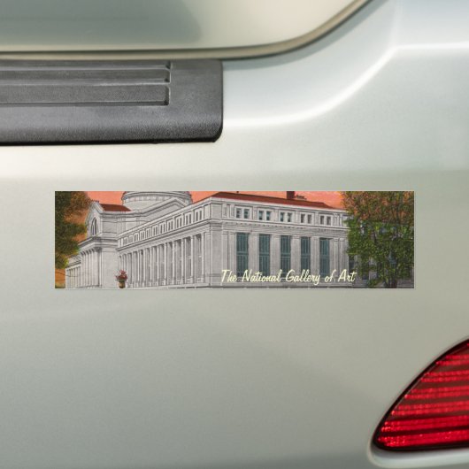 De Nationale Galerij van de Kunst Bumpersticker (Op auto)