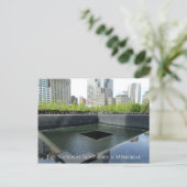 De Nationale Herdenking 11 September Reis Foto Briefkaart (Staand voorkant)