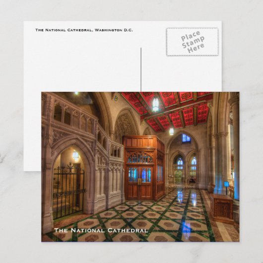 De nationale kathedraal briefkaart (Voorkant / Achterkant)