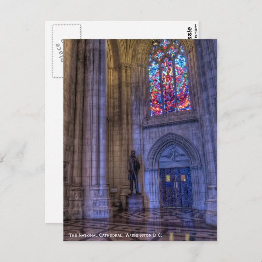 De nationale kathedraal briefkaart (Voorkant / Achterkant)