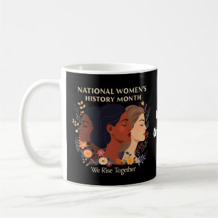 De Nationale Maand van de Vrouwengeschiedenis vier Koffiemok