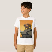 De nationale parken beschermen het leven in het wi t-shirt (Voorkant volledig)