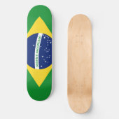 De nationale vlag Federale Republiek Brazilië Persoonlijk Skateboard (Voorkant)