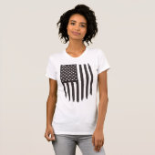 De nationale vlag van de Verenigde Staten T-shirt (Voorkant volledig)