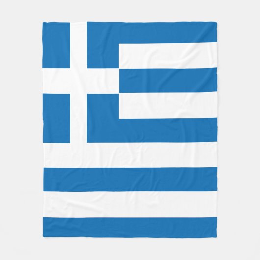 De nationale vlag van het Griekse medium Fleece Deken (Voorkant)