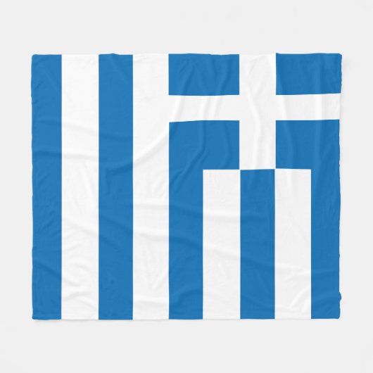 De nationale vlag van het Griekse medium Fleece Deken (Voorkant (Horizontaal))
