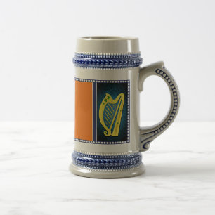 De Nationale vlag van Ierland, Harp, groene Bierpul
