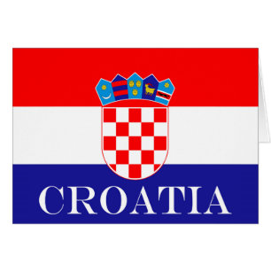 De nationale vlag van Kroatië Zastava Hrvatske