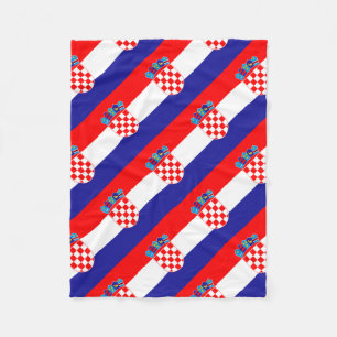 De nationale vlag van Kroatië Zastava Hrvatske Fleece Deken