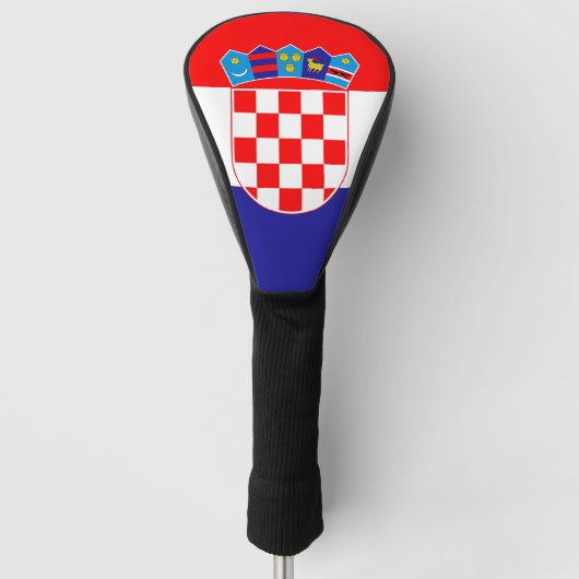 De nationale vlag van Kroatië Zastava Hrvatske Golfheadcover (Voorkant)