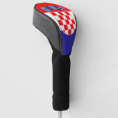 De nationale vlag van Kroatië Zastava Hrvatske Golfheadcover (Schuin)