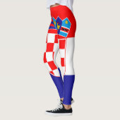 De nationale vlag van Kroatië Zastava Hrvatske Leggings (Links)
