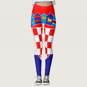 De nationale vlag van Kroatië Zastava Hrvatske Leggings