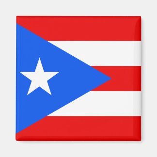 De nationale vlag van Puerto Rico Magneet