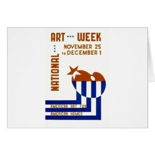 De nationale Week van de Kunst - het Poster van