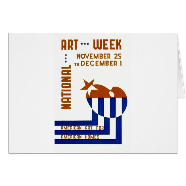 De nationale Week van de Kunst - het Poster van (Voorkant Horizontaal)